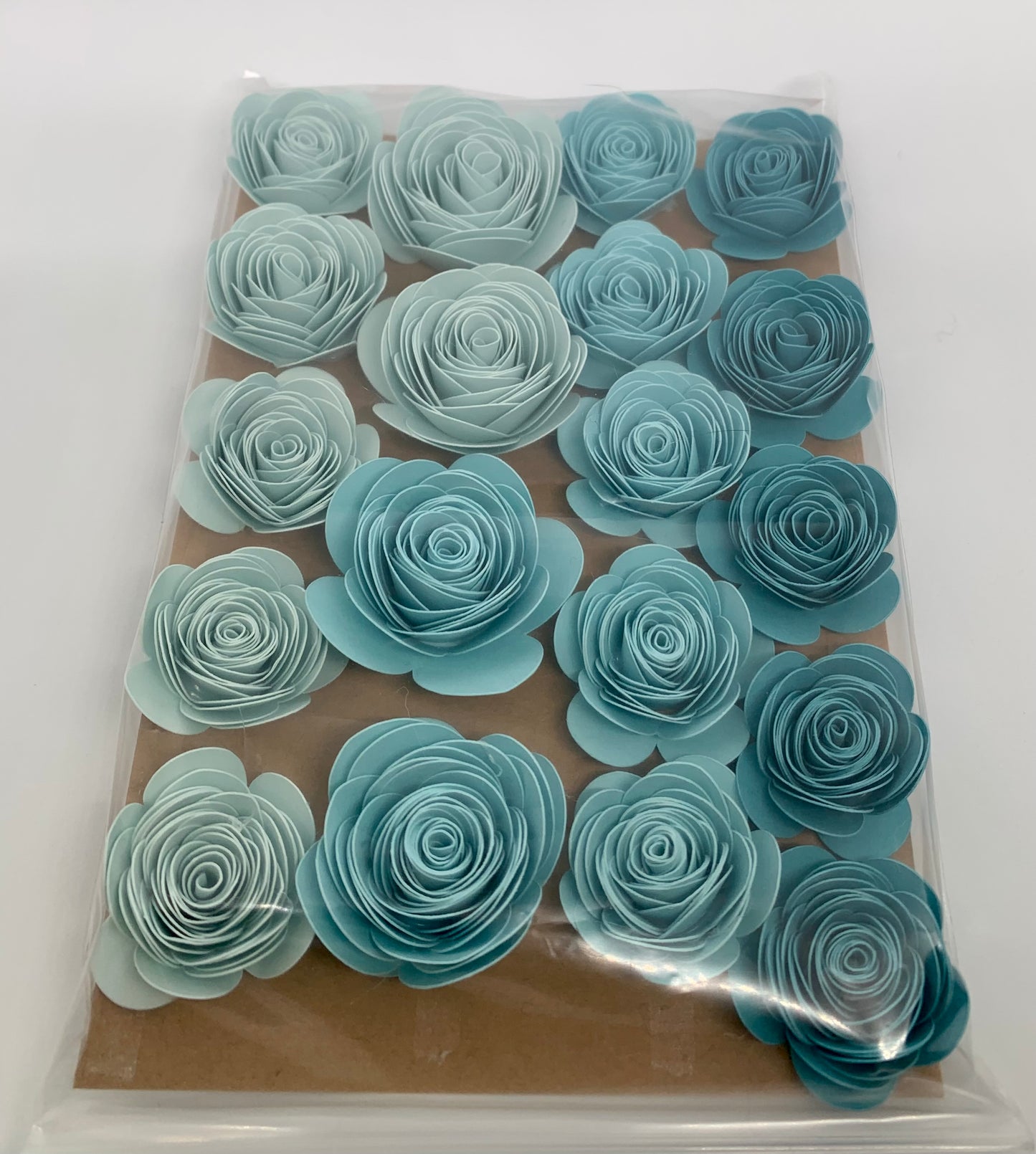 Rolled Paper Flowers Variety Pack- ASSORTED COLORS