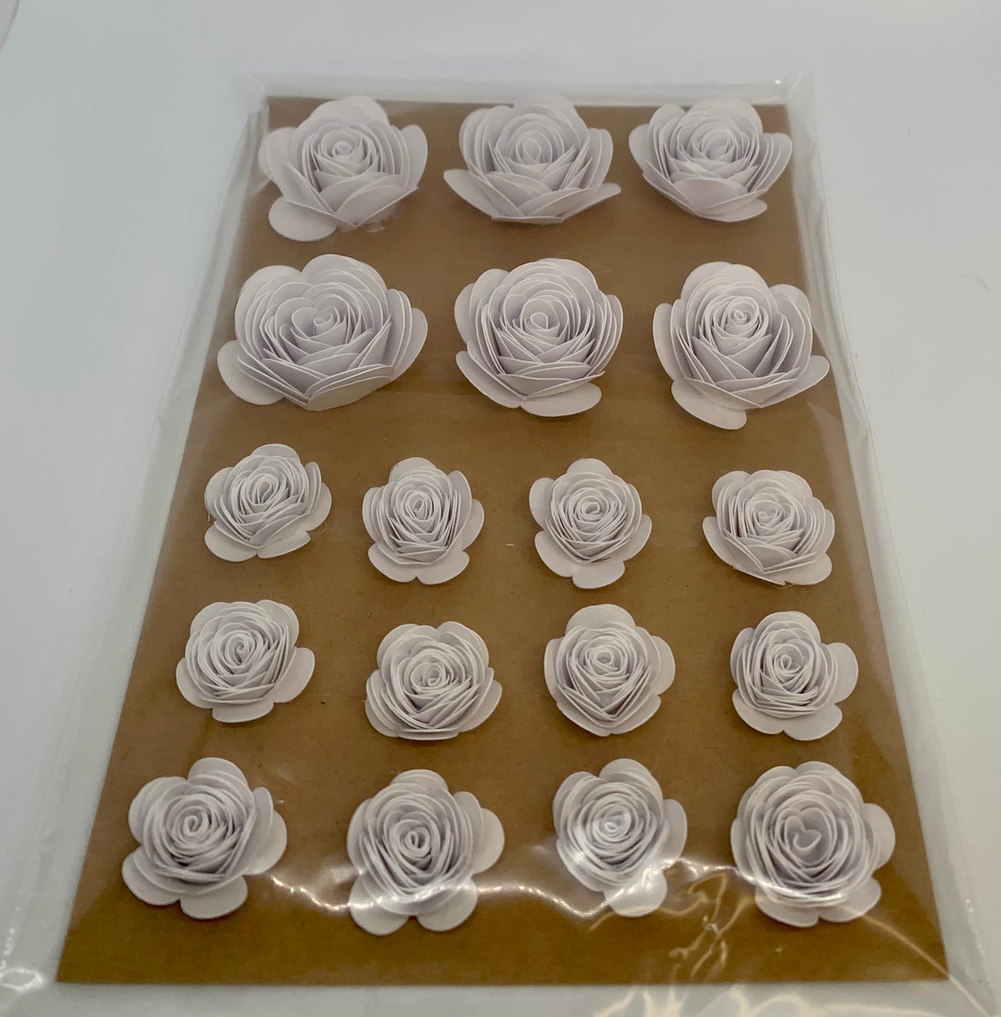 Rolled Paper Flowers Variety Pack- ASSORTED COLORS