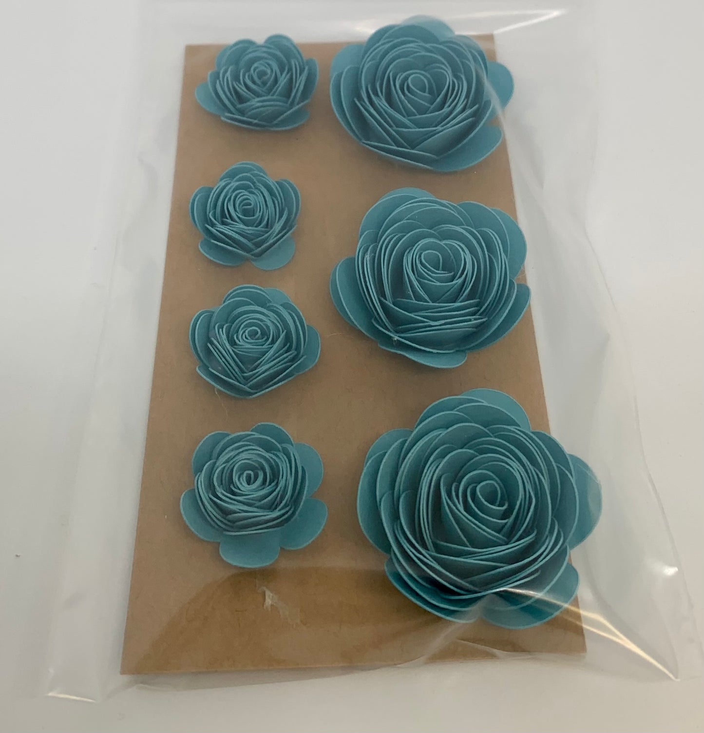 Rolled Paper Flowers (Mini Packs)- ASSORTED COLORS