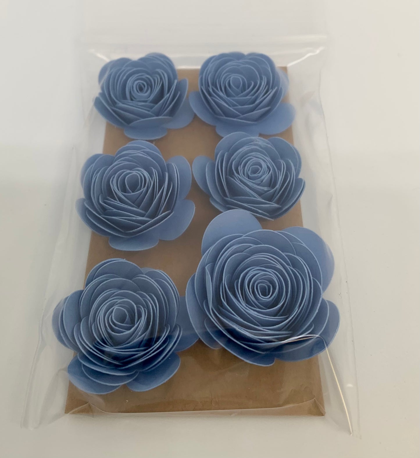 Rolled Paper Flowers (Mini Packs)- ASSORTED COLORS