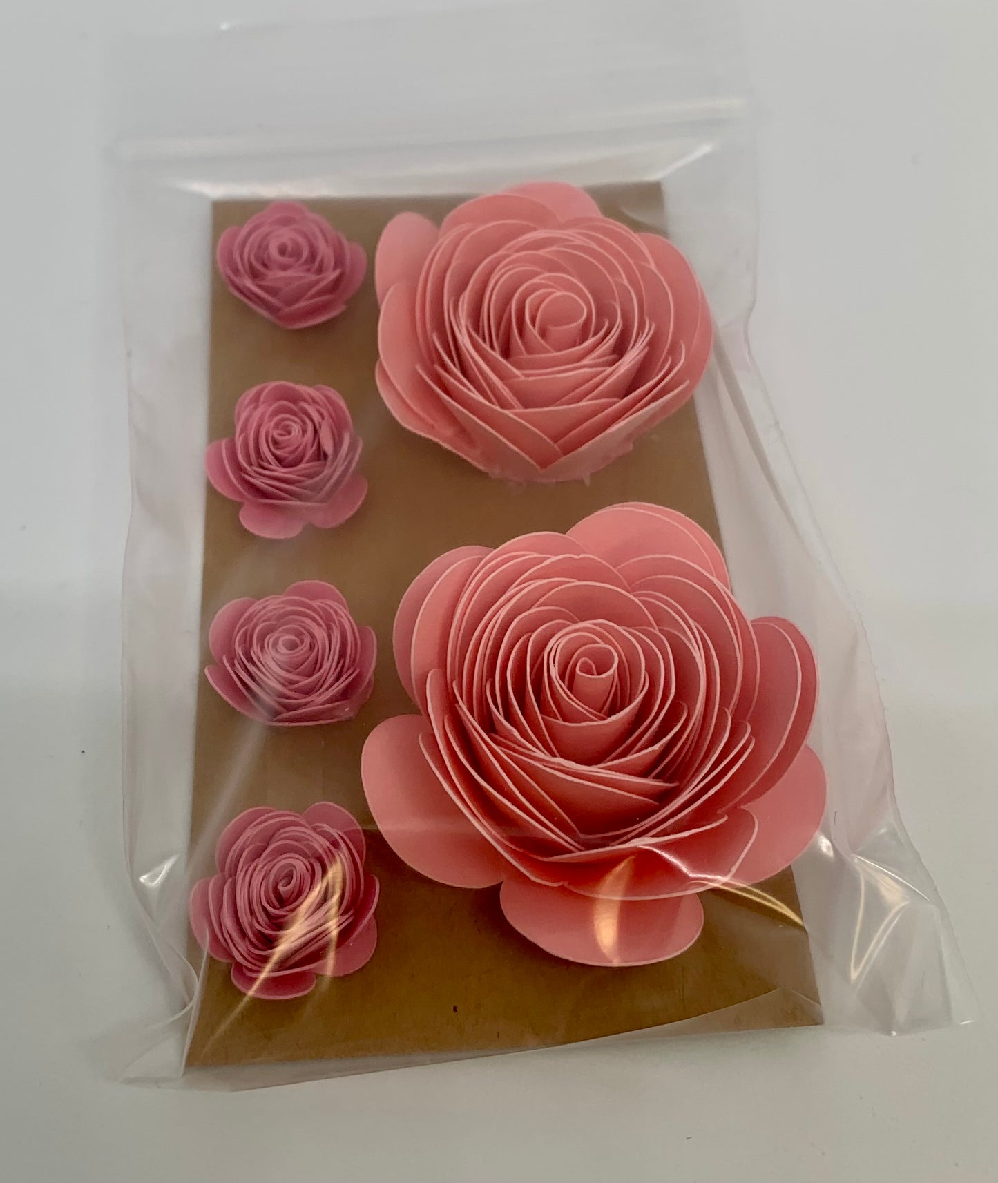 Rolled Paper Flowers (Mini Packs)- ASSORTED COLORS