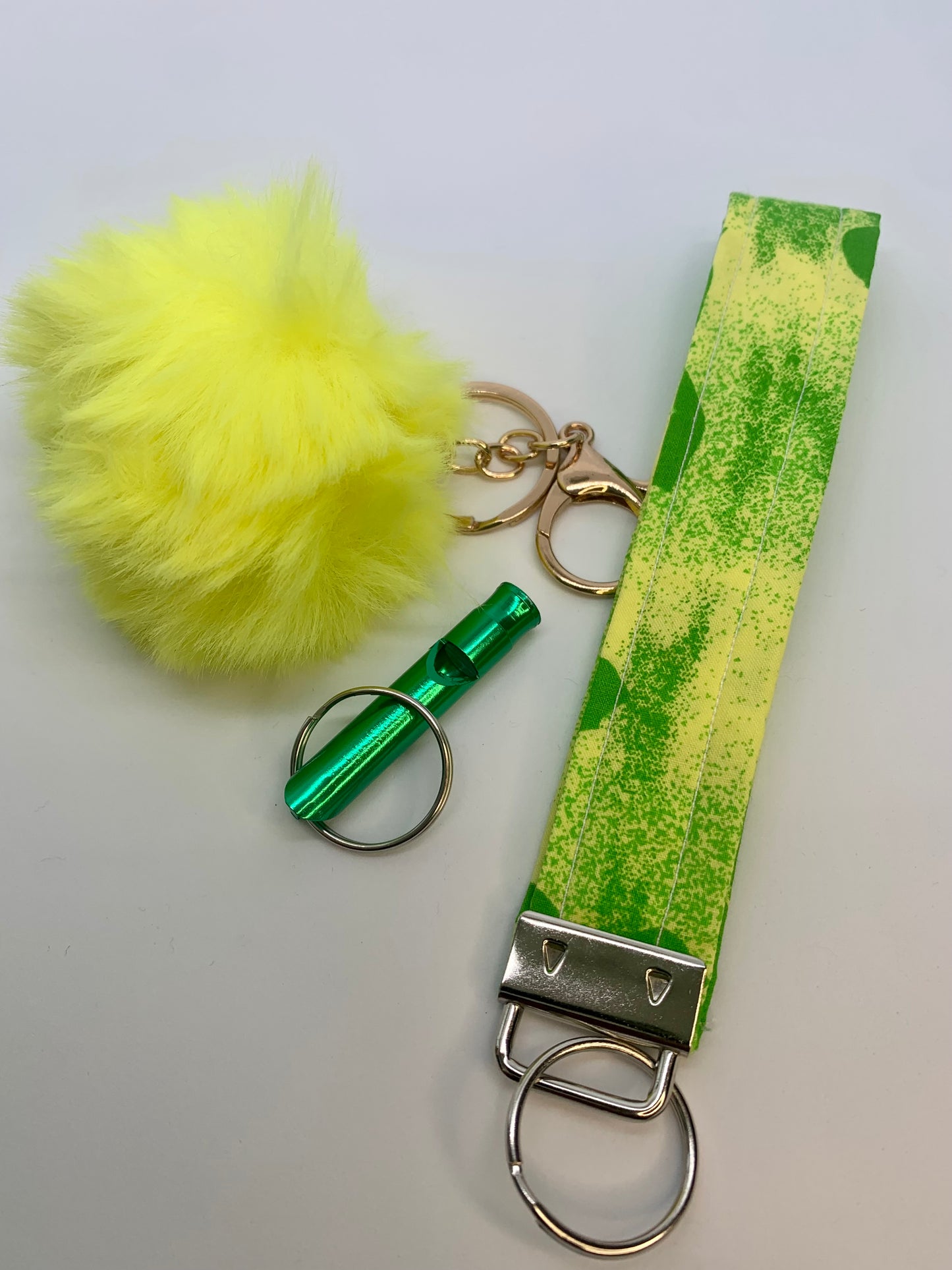 Fabric Wristlet Keychain- TROPICS